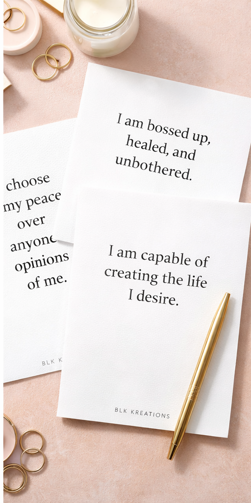 Bossed Up • Healed • Unbothered – Digital Affirmation Bundle