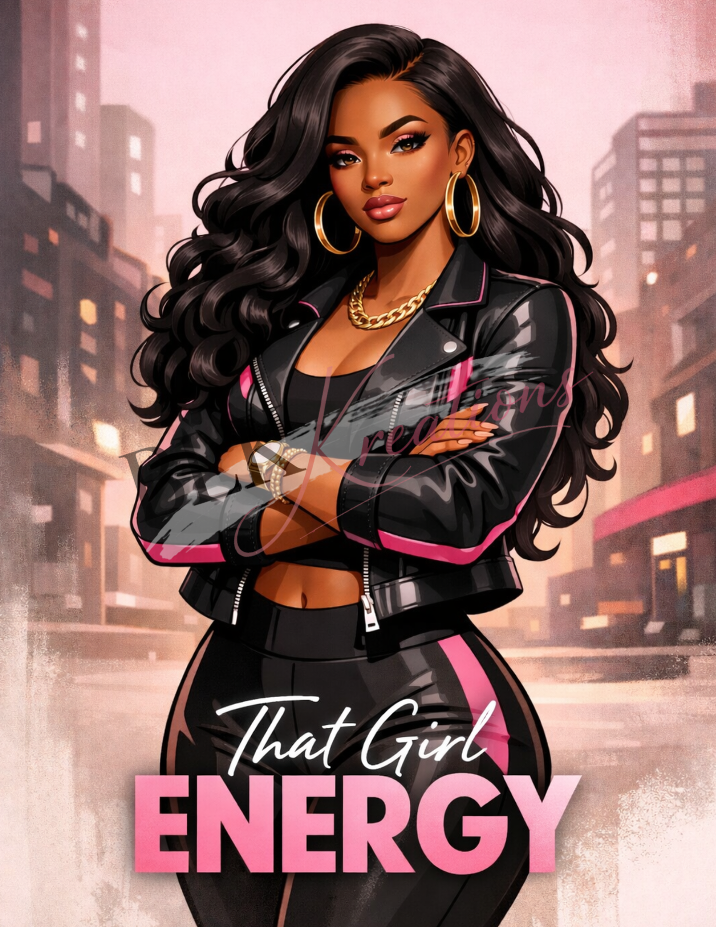 That Girl Energy – Boss Lady Notebook Cover